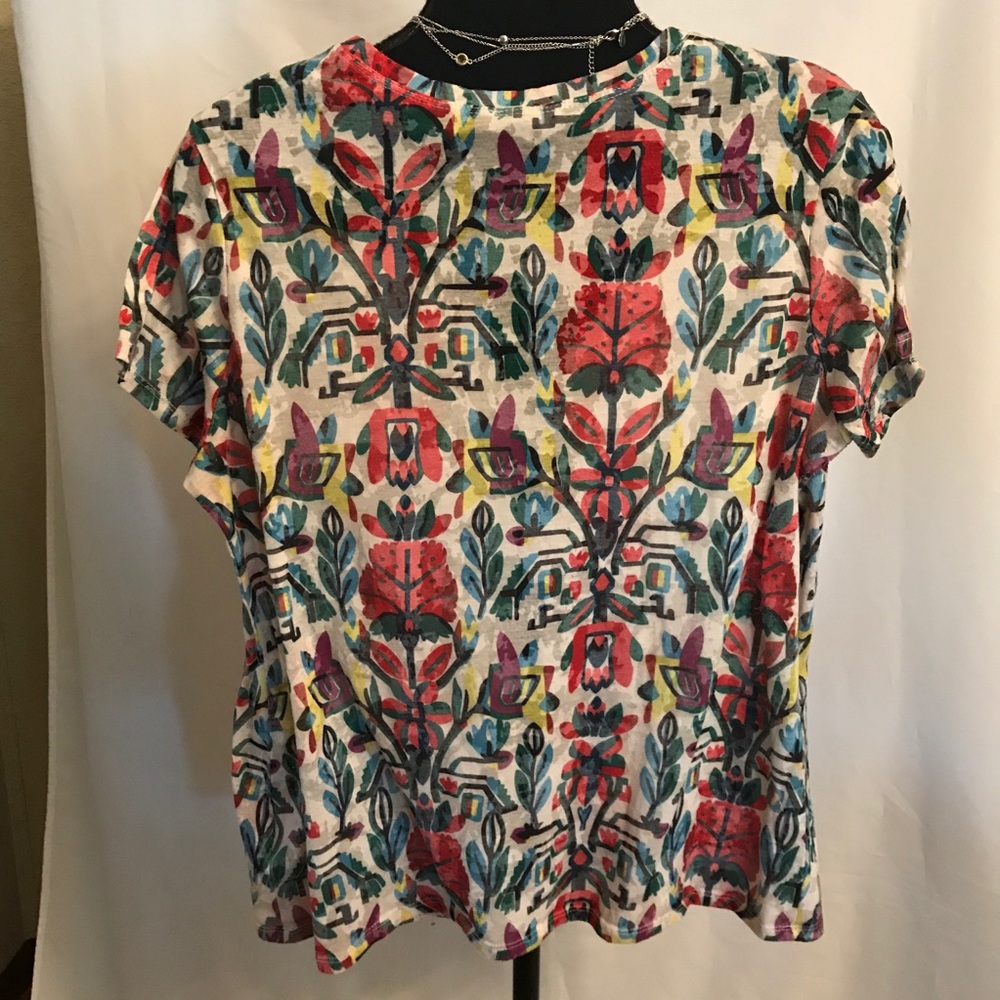 Hannah Floral Rhinestone Top - Picture 3 of 6